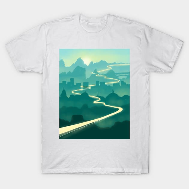 City T-Shirt by Marounkai